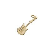 pingente rommanel guitarra fol.ouro cod;541376